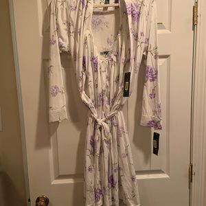 Ralph Lauren gown and robe set NWT
